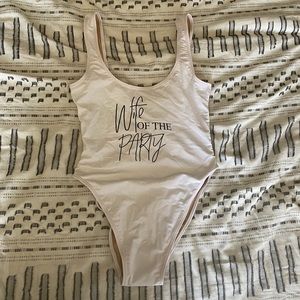 NWOT Ravesuits Wife of the Party one piece